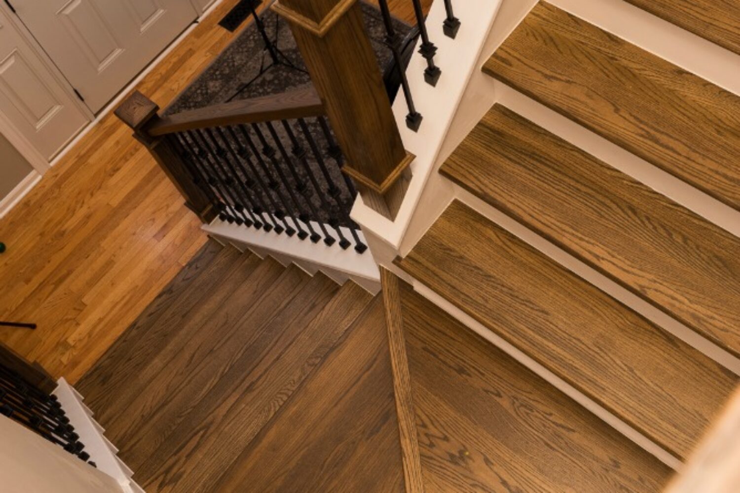 treads sideways-remodeling a staircase