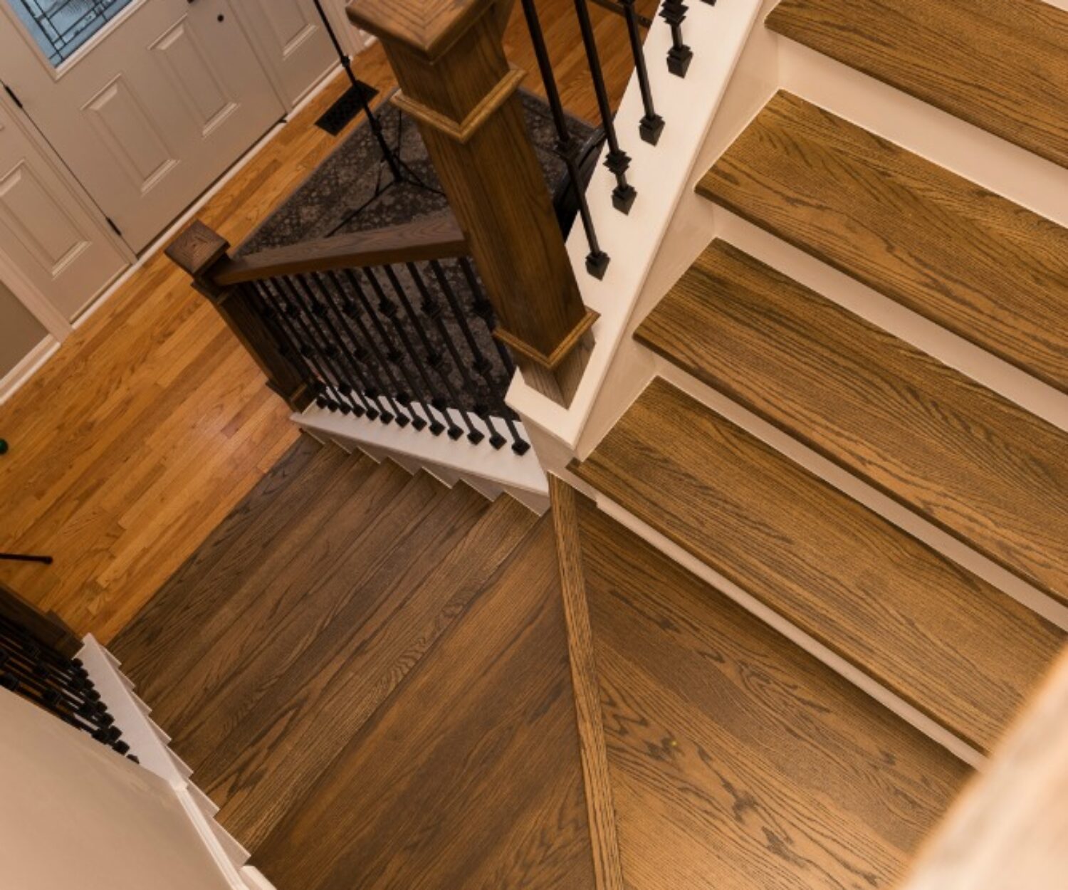treads sideways-remodeling a staircase